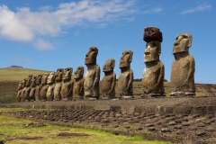 Moai at Ahu Tongariki